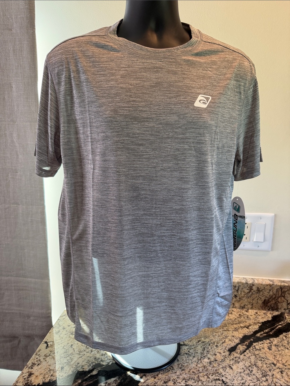 Laguna B Men’s Heather Gray Short Sleeve Performance Tee